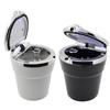 Universal Car Ashtray With Led Lights With Cover Creative Personality Covered Car Inside The Car Multi-Function Car Supplies