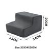Removable Washable Anti Slip Foldable Pet Dog Cat Stairs High Elasticity Sponge Dog Training Stairs Cat Bed Stairs Play Stairs