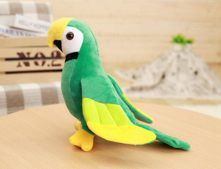 

Милая плюшевая игрушка-попугай для детей - Идеально подходит для дней рождений и свадеб 20 cm