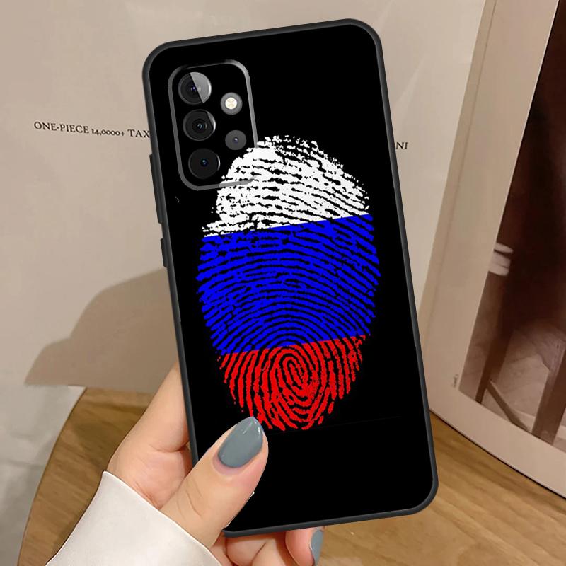 Russian Flag Case For Samsung Galaxy A15 A16 A17 A26 A36 A56 A55 A35 A52 A32 A12 A53 A33 A13 A14 A34 A54