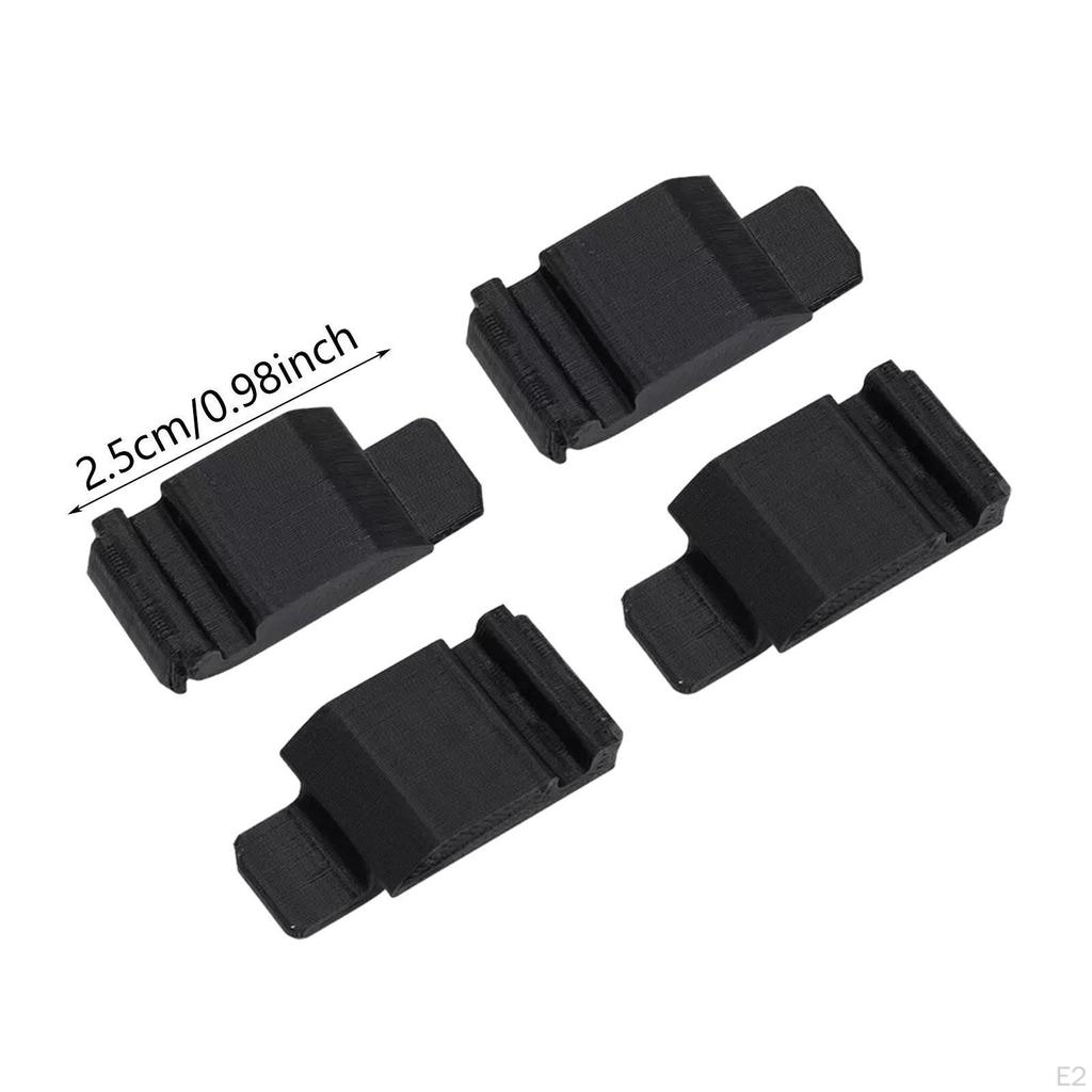 4Pcs Door Lock Striker Kit, 1237200104 ,Professional Car Replaces Accessories Rubber Fix Set