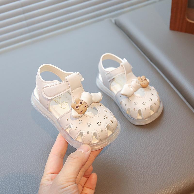 

Детские сандалии для малышей, милые туфельки принцессы для девочки, нескользящая мягкая подошва, пляжная обувь для девочки 16 белый