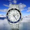 Seiko 5 Sports SKX GMT Watch SSK033K1 Sky Blue Silver Cloud