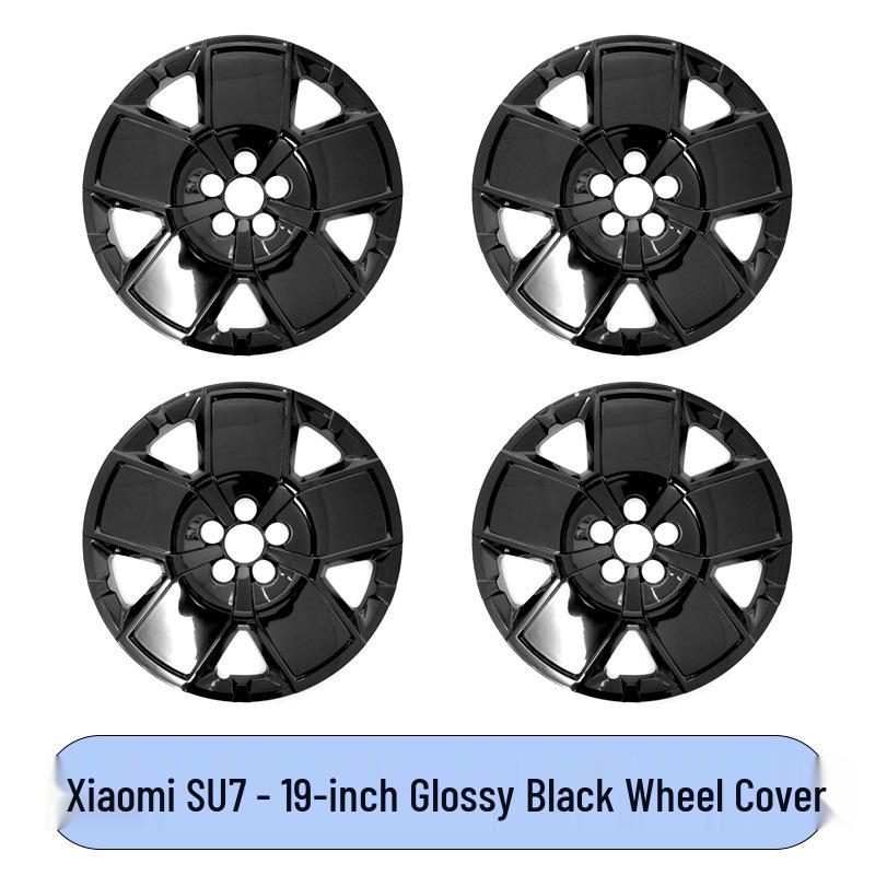 

Xiaomi SU7 Blackened Wheel Hub Cap Protector: Scratch & Collision-Resistant for Car Modification.