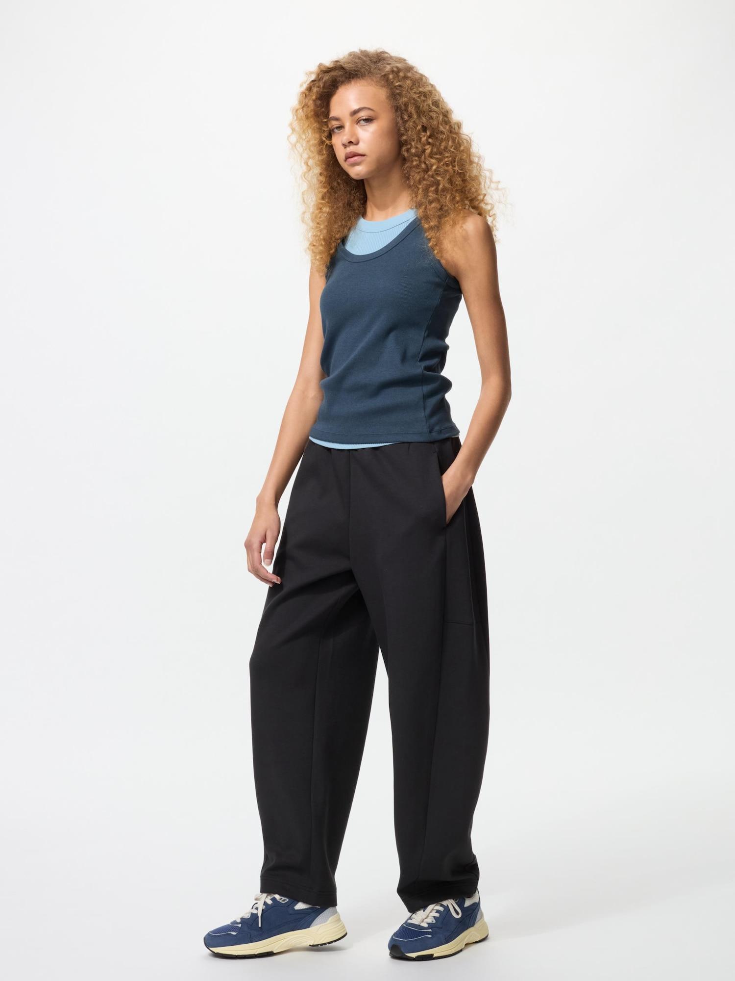 

Брюки Uniqlo Dry Sweat Curve Длина штанины от 67,5 до 70,5 см 09 BLACK/WOMEN S