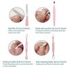 18PCS Stainless Steel Nail Clippers Set Portable Rose Gold Nail Art Tool Set PU Leather Case Nail Care Kit Nail Salons