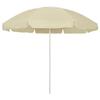 Beach Umbrella Sand Yellow 240 Cm