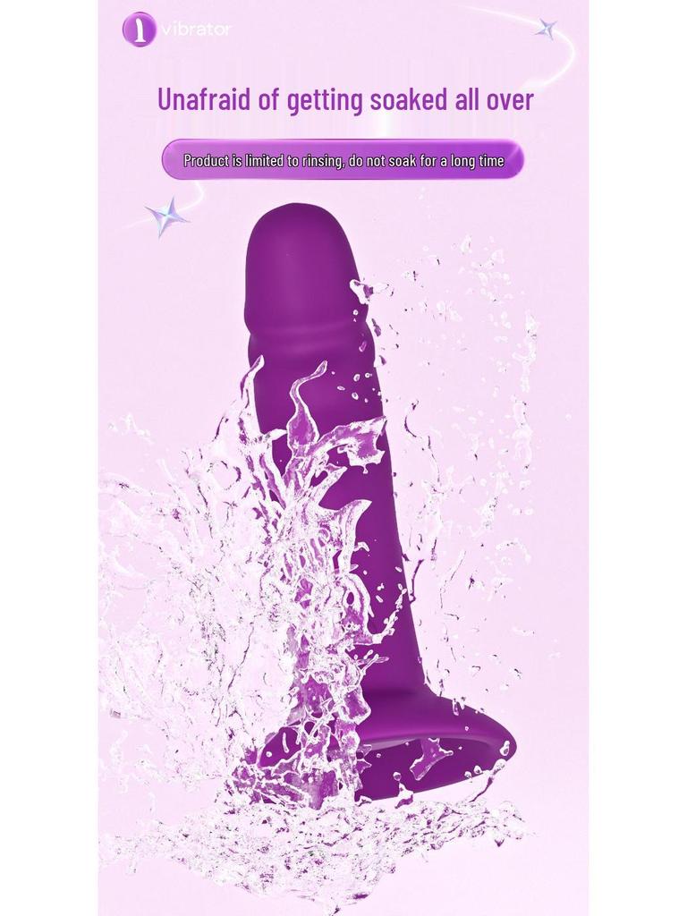 APP Silicone Realistic Dildo with Suction Cup for Female Stimulation, Vaginal and Anal Expansion, and Thrusting