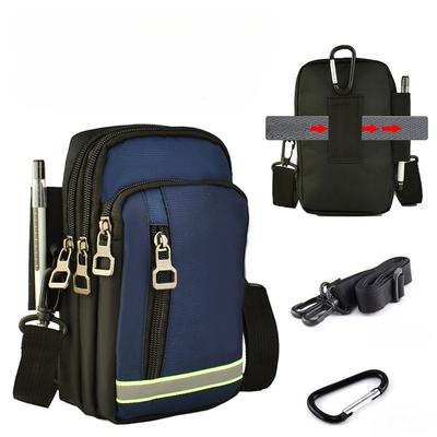 Men's Mobile Phone Waist Bag Multi-Functional Vertical Casual Small Bag