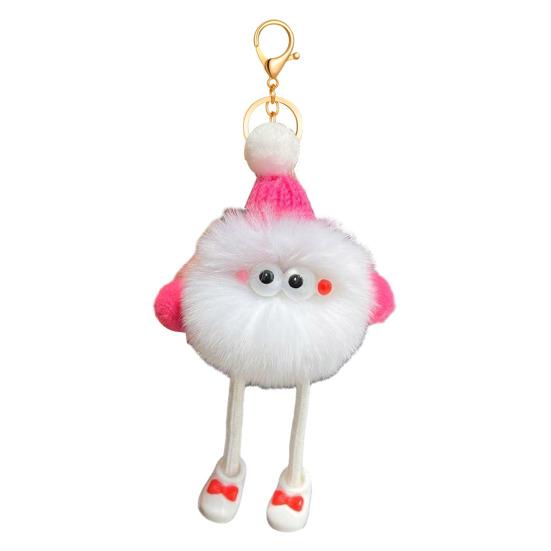 Keychain Pendant Plush Soft with Colorful Kids Backpack Pencil Character Graphics Fabric Keychain Case Accessory