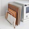 Vertical Cutting Board Rack Four Layer Kitchen Tray Baking Tray Organizer Multifunctional Movable Office Book Storage Shelves