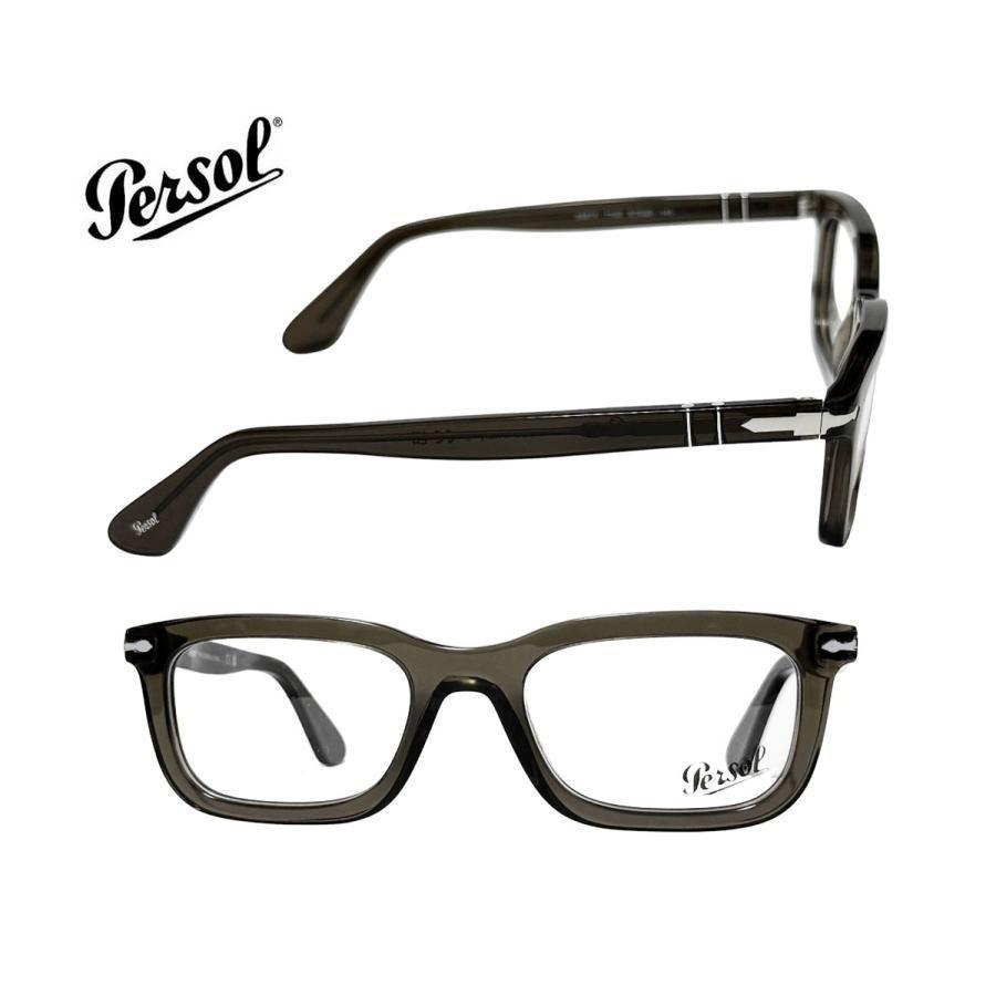 Used [Persol] Persol Glasses Frame PO3397V 1103 Clear Smoke Domestic Genuine Product