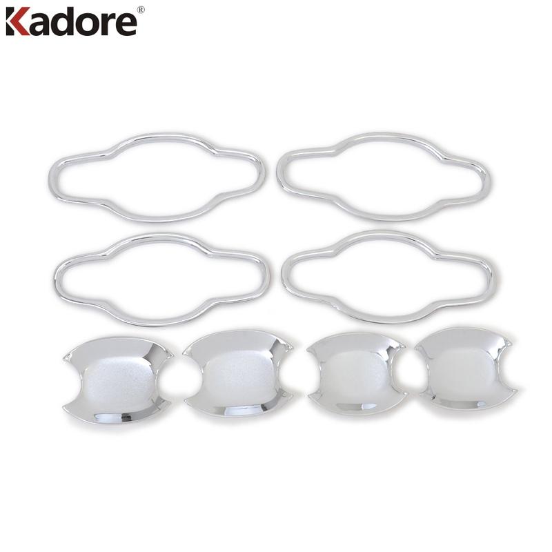 For Toyota Alphard Vellfire 2016 2017 2018 Chrome Side Door Handle Bowl Cover Trim Decoration Molding Car Exterior Accessories