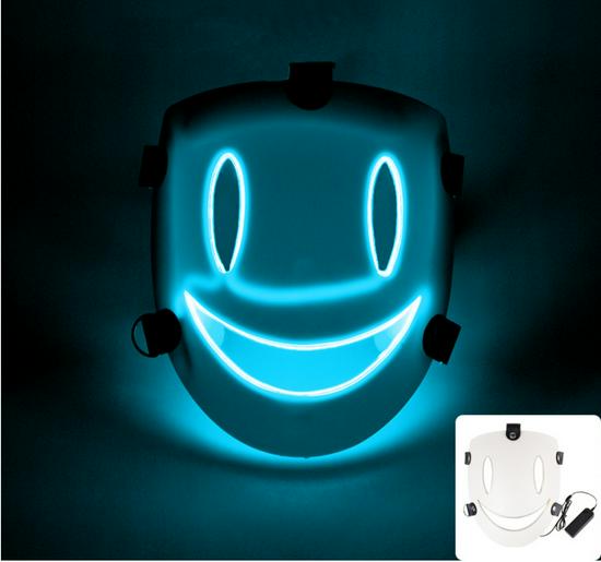 White Sky Invasion Anime Killer Leuchtende Gesichtslose Maske