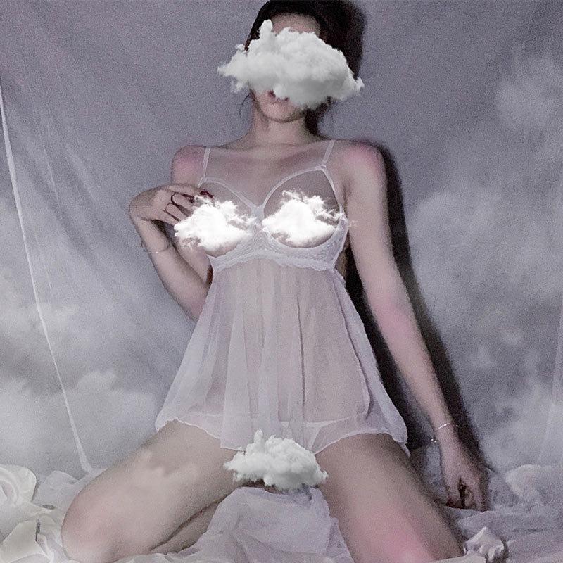 Secretary Hip Skirt Sexy Uniform Exposed Pure Desire Sexy Underwear Flirting Uniform Perspective Woman