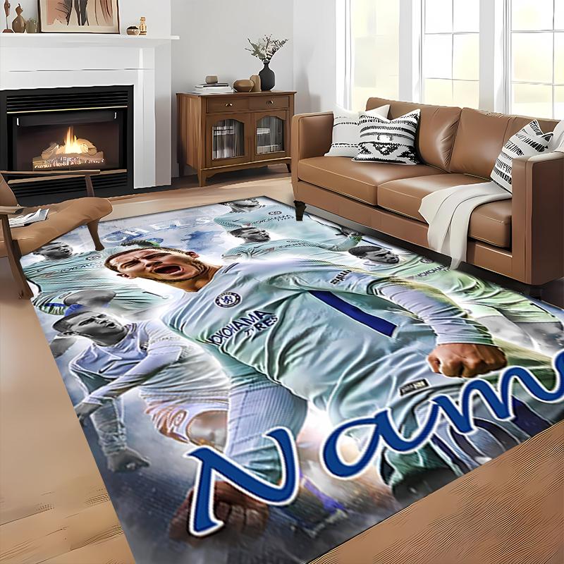Custom Personalization Chelsea F.C Area Rug - Perfect For Kitchen, Bathroom,Laundry Room Decor Large Size Available,Gift All Seasons