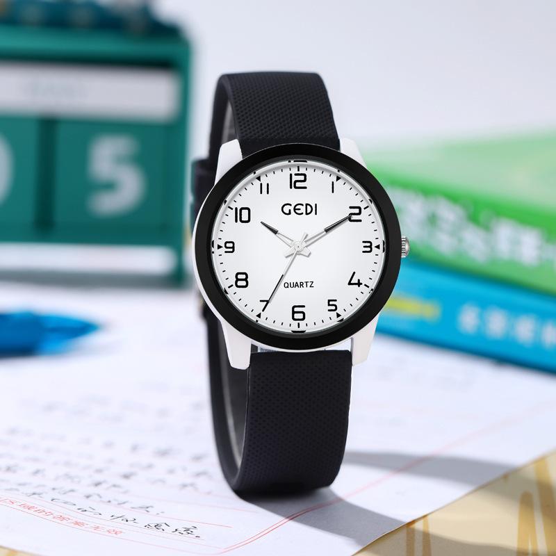 Candy Color Silicone Watch For Middle School Students, Simple Waterproof Guangzhou Watch, Sweat-Proof And Breathable Watch
