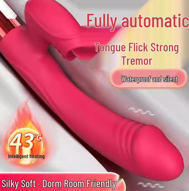 V2 Smart Female Vibrator: Electric Telescopic Massage & Erotic Tongue AV Stick
