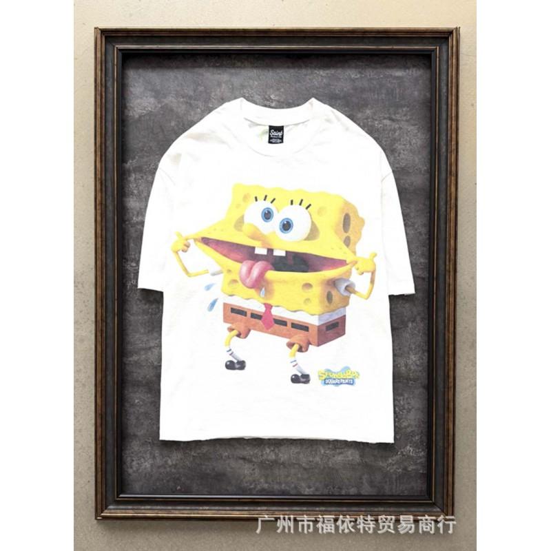 Mens Streetwear Long Sleeve T-Shirt Vintage Graffiti Print Loose Fit Teens