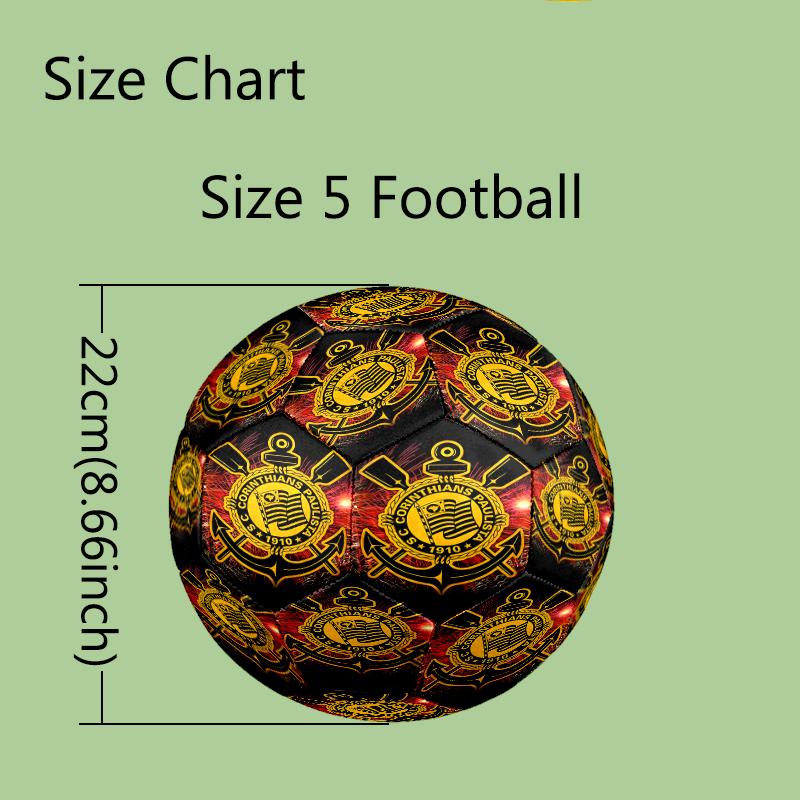 1pc FIFA World Cup Theme Standard Size 5 Soccer Ball, Gentle on the Feet, Designed Specifically for Matches and Training Football