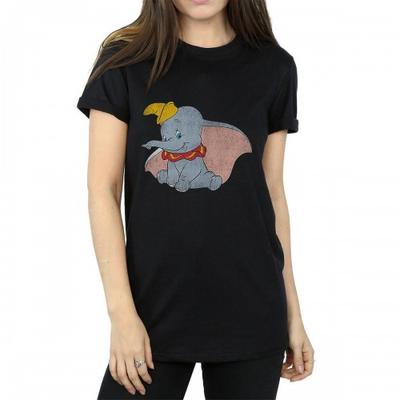 Bayan/Bayan Klasik Pamuklu Erkek Arkadaşı Tişörtü
