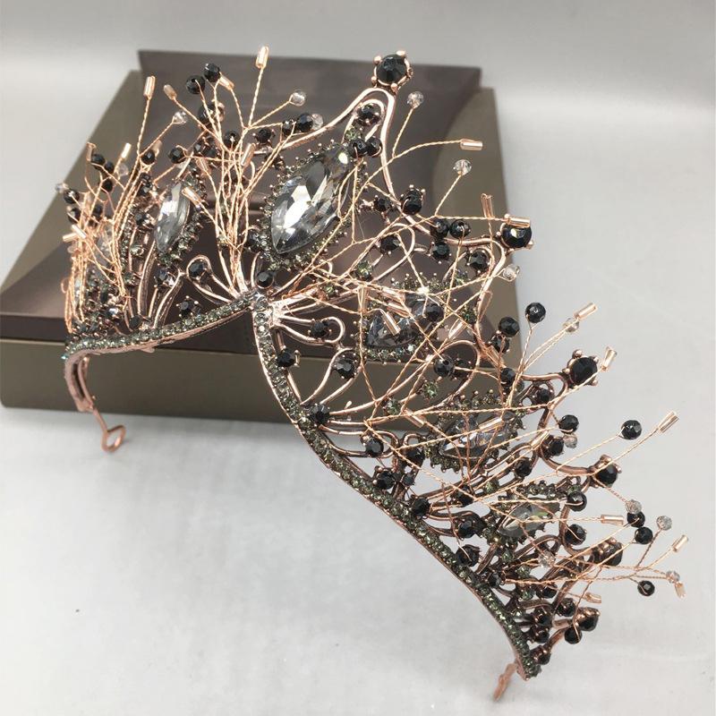 Jeweled Crowns Beautiful Headpiece Wedding Crown Wedding Tiaras Hair Accessories for Prom Birthday Costume Party