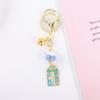 Metal Backpack Pendant Cartoon Gift Key Buckle Car Keyring Key Lanyard Amulet Lucky Cat Keychain