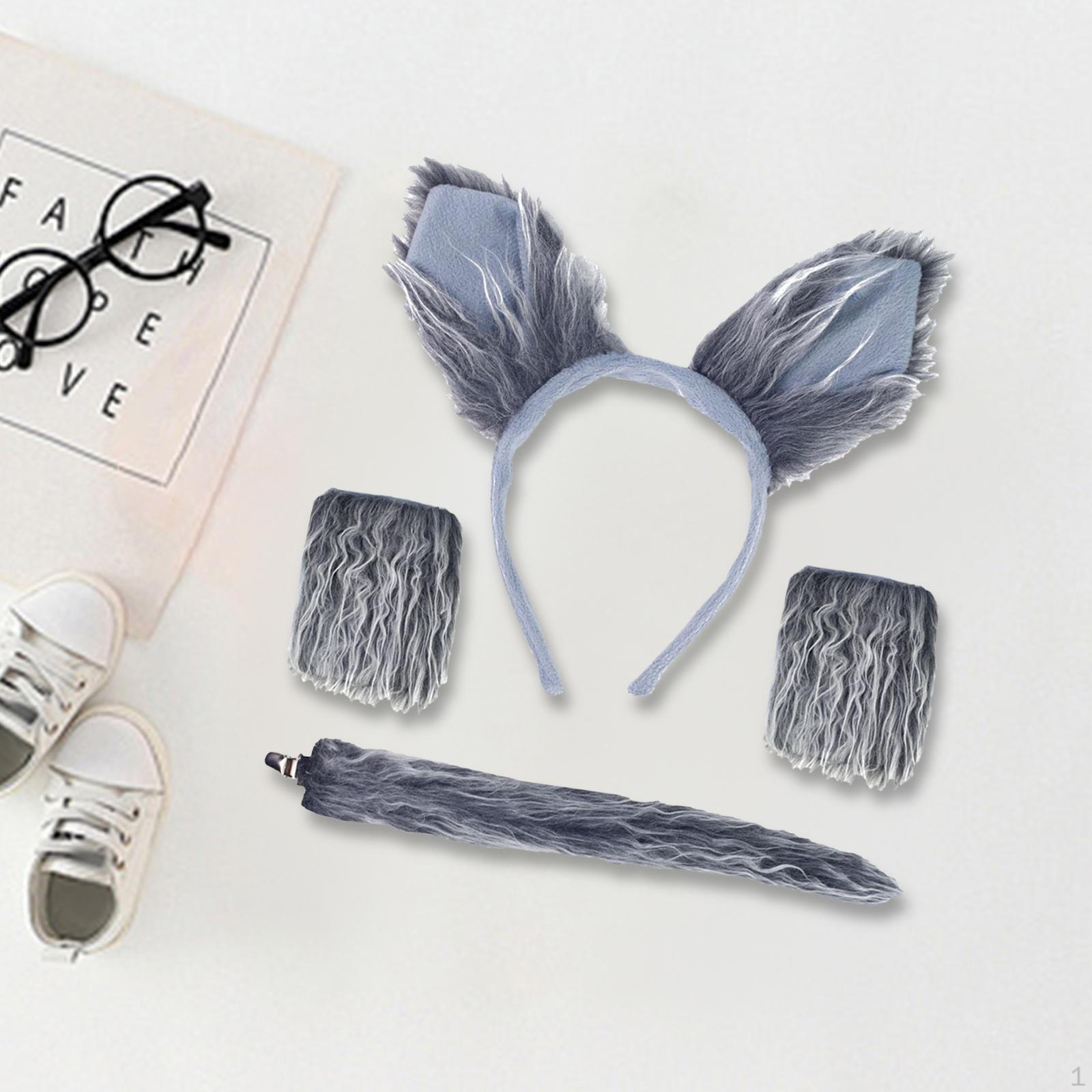 

Набор костюмов волка, украшение, подарок на день рождения, платье, детские аксессуары для косплея, фестиваль without skirt