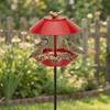 Large Capacity Bird Feeding Station Wavy Curved Petal Garden Bird Basin  Outdoor Decor