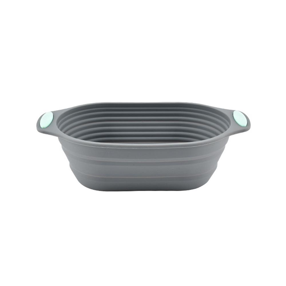 Food Grade Silicone Dough Fermentation Bowl Foldable Fermentation Container  Baking Tray