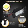 Futwod LED License Plate Light for Nissan X-Trail T31 Dualice J10 Juke F15 Qashqai