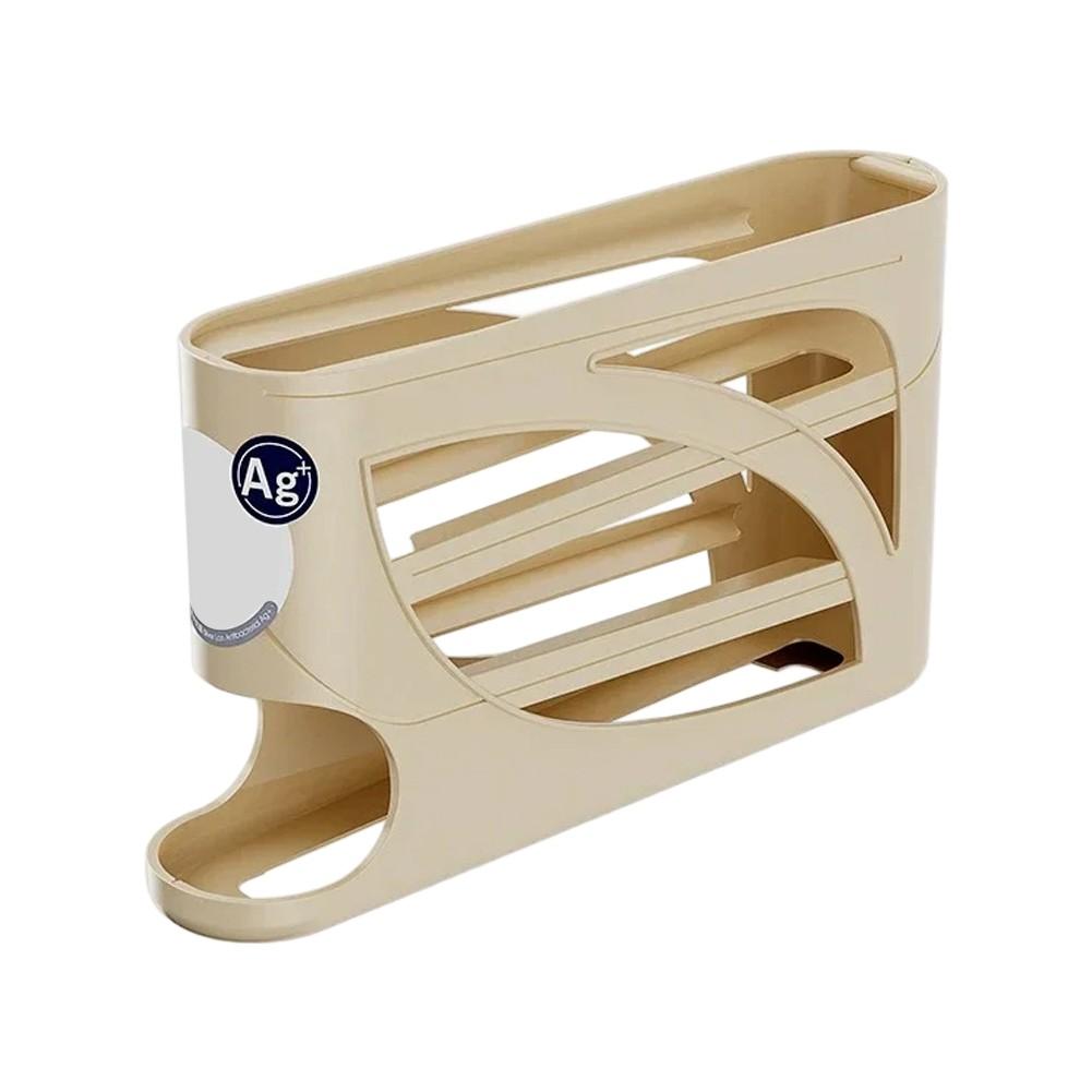 Compact Design Egg Storage Box Rolling Slide Container