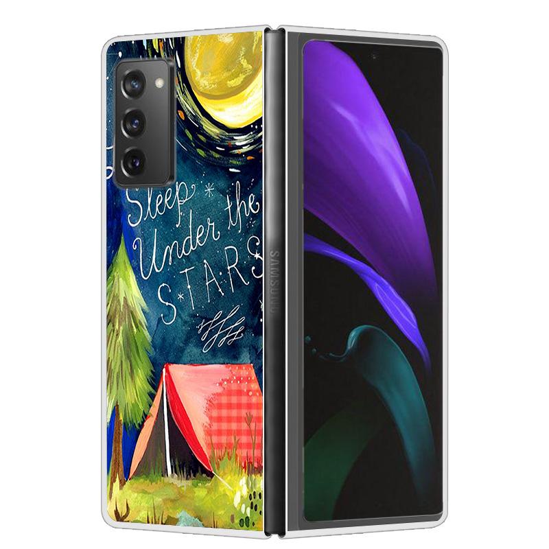 For Samsung Galaxy Z Fold2 Fold4 Fold5 Case Shockproof Hard Plastic PC Back Cover For Samsung Galaxy Z Fold 3 5 4 5G Phone Cases