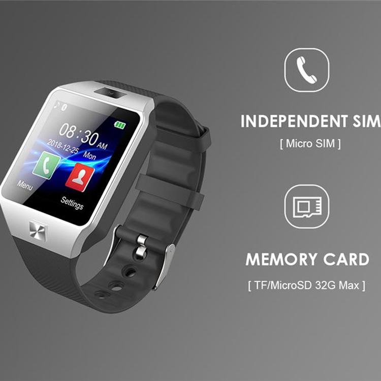 Original DZ09 Smart Watch Bluetooth Wearable Devices Smart Wristwatch For iPhone Android Phone Watch With Camera Clock SIM TF