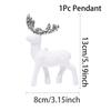 DIY Christmas Reindeer Ornaments Christmas Decorations For Home 2025 Christmas Tree Hanging Pendant Navidad Noel New Year Gifts