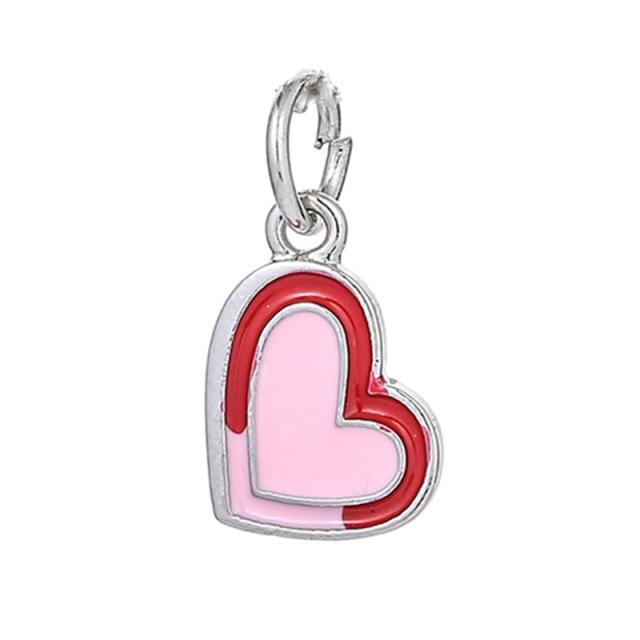 Fashion Charm  Red Love Wine Glass Crown Beads Suitable for  Ladies Bracelet Jewelry