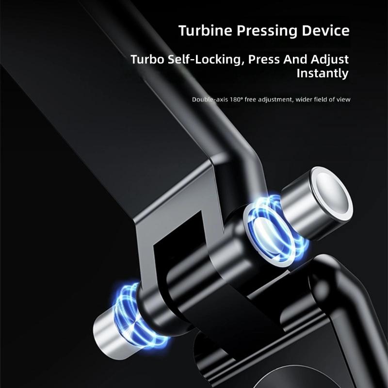 Flexible Rotatable Car Phone Mount Clip Support For 4.7 To 6.5 Inch Smartphones Secure Grip Offers Full Angle Adjustment