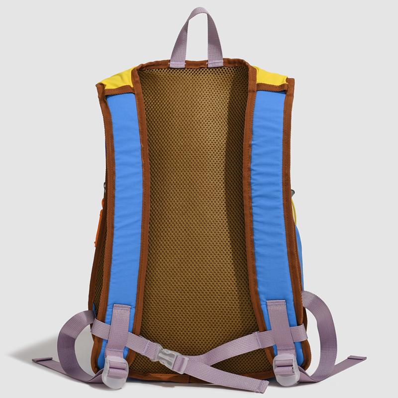 Color Block Outdoor Backpack with Multiple Pockets Lightweight Hiking and Travel Bag for Men and Women
