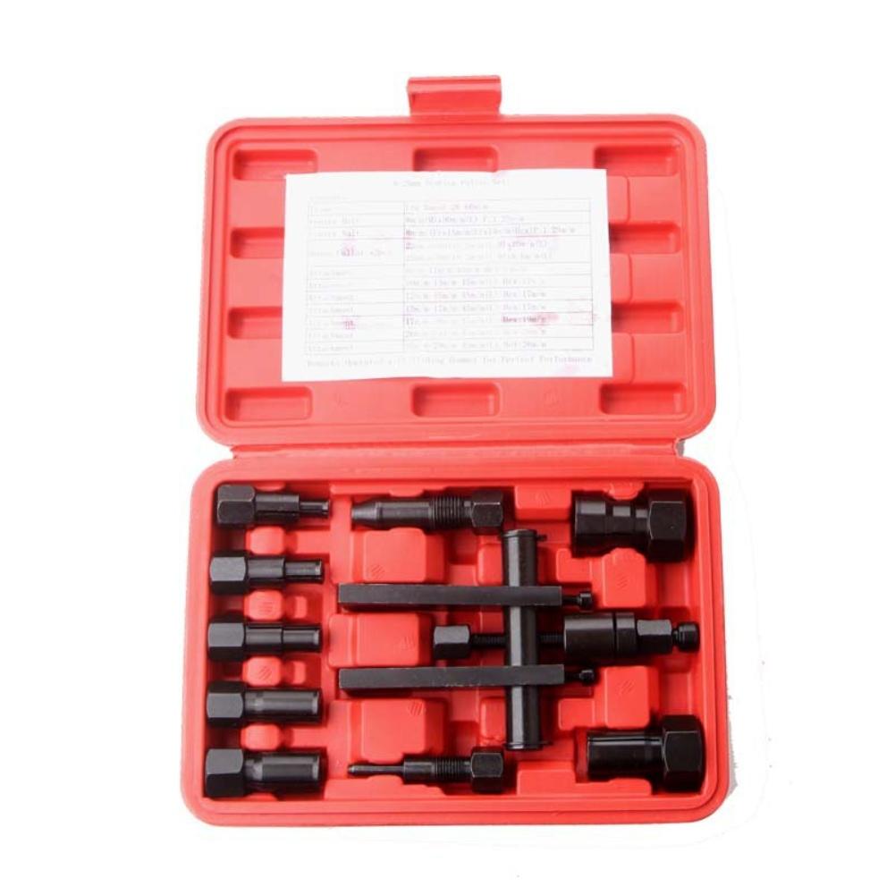 10pcs Motorcycle Bearing Remover 21.8*15*4.5 Internal Bearing Pullers 8-25mm Heavy-Duty Wheel Bearing Removal Tools Metal