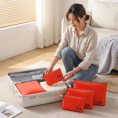 4Pcs/set Ultralight Clothing Storage Bag Waterproof Water-Resistant Travel Organiser Pouch Foldable Space Saving