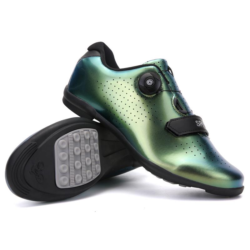Spring/Summer Men's & Women's Clipless Mountain & Road Cycling Shoes with Hard, Wide Soles