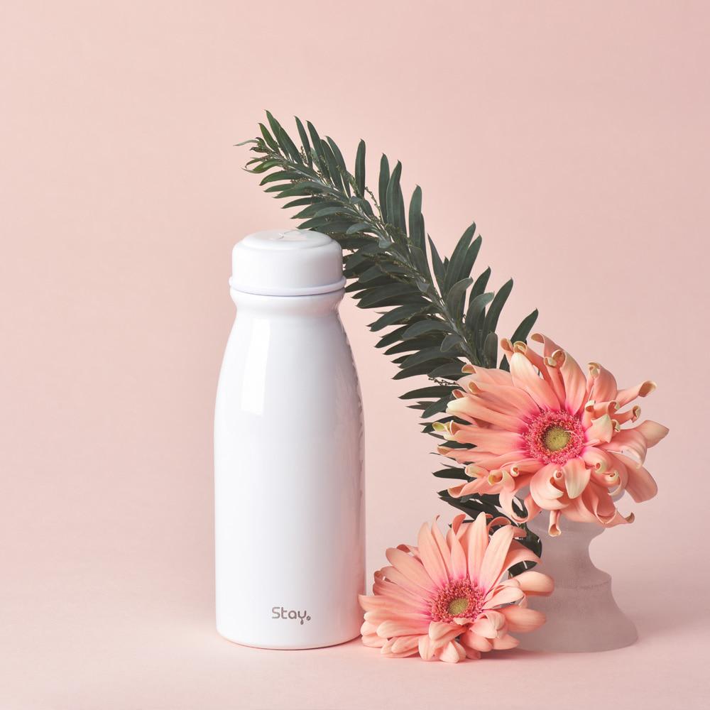 STAY24 Nerezová ocel jako (350 ml) Hrnek bez BPA, 10 barev