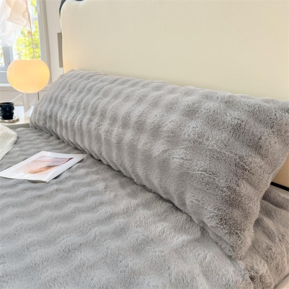 Imitation Rabbit Fur Plush Pillowcase 48x120 48x150 Pillow Case New Cushion Cover  Home Decor