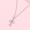 Necklace 925 Silver Cross Moonlight Guardian Dreamcatcher Necklace For Women Fashion Birthday Anniversary Jewelry Gifts