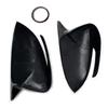 Para Kia Sportage KX5 2016-2019 Adesivo de carro Espelho retrovisor lateral Capa de asa Tampa externa da porta Capa de visão traseira Guarnição de fibra de carbono