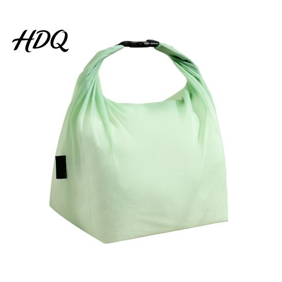 Nylon Waterproof Travel Pouch 2PCS Handbag Large Opening Buckle Design Lightweight Foldable Cosmetic Toiletry Holder Storage Bag Portable