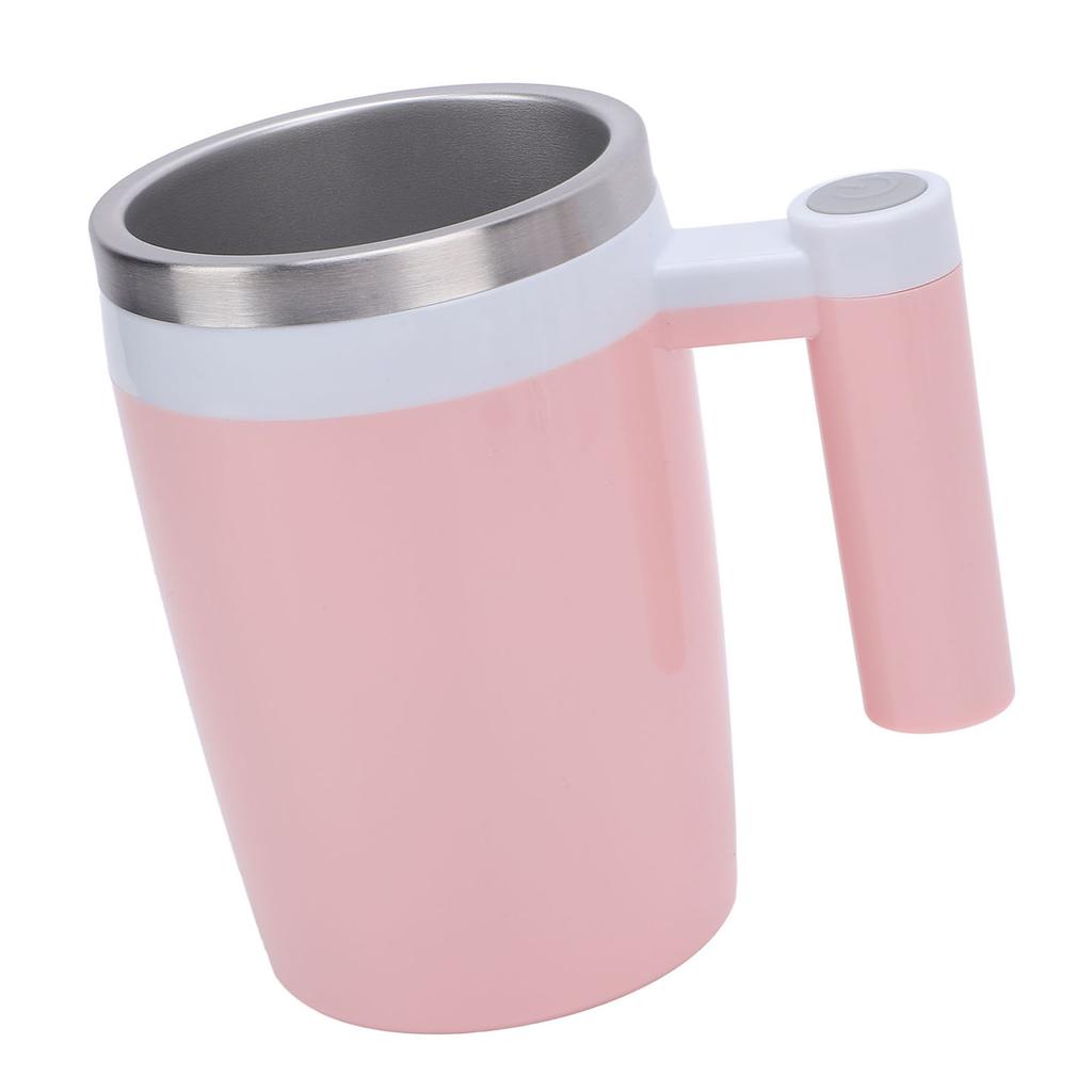 380ml Electric Mixing Mug Rechargeable Stainless Steel Self Mixing Stirring Coffee Mug for Coffee