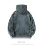 Arctic Velvet Men's Winter Hooded Cardigan - Loose Fit, Warm & Fluffy Style