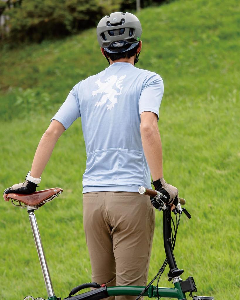 Kapelmuur Cycling Short Sleeve Big Lion Navy Size L Jersey, Print, Blue,