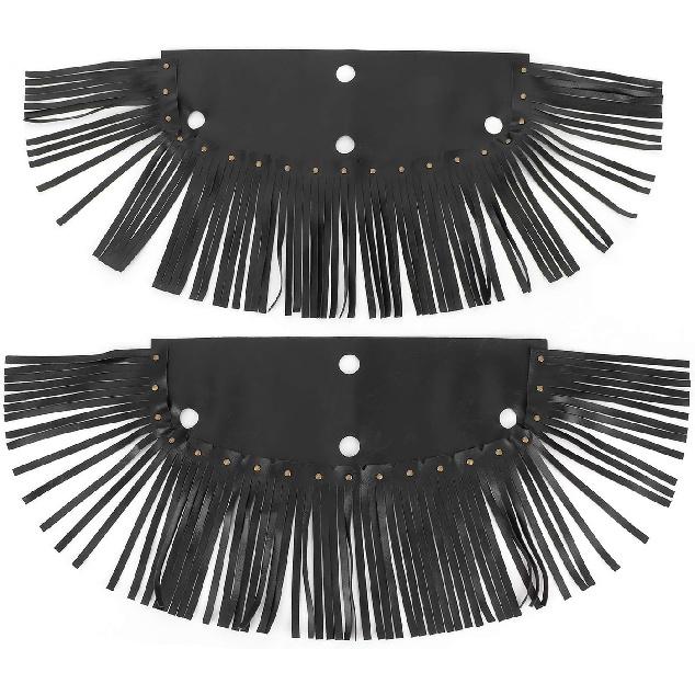 Motorcycle Floorboard Tassel, Stylish Rider Upgrade Pedal Fringe Accessory Custom Bike Modification Part for Motorcycle Enthusiasts Cruising Custom